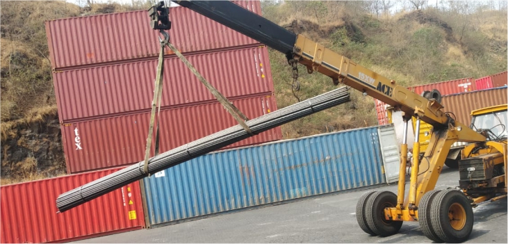 Shree TMT Steel is being exported to Morocco